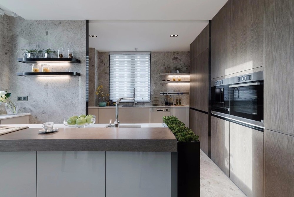 現代輕奢風格室內設計家裝案例-廚房 現代輕奢風格室內設計家裝案例-廚房