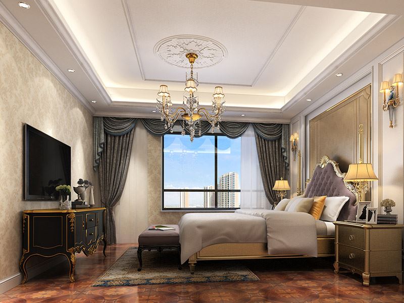 佛山市高明碧桂園&middot;花城薈歐式風(fēng)格三居室裝修案例