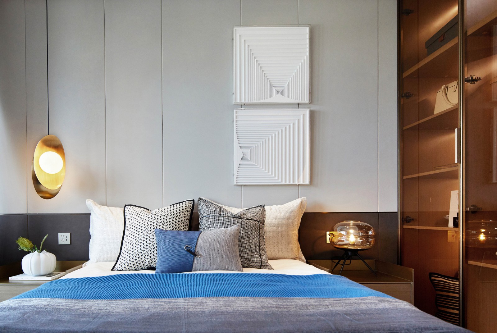 現代簡約風格室內設計家裝案例-臥室 現代簡約風格室內設計家裝案例-臥室