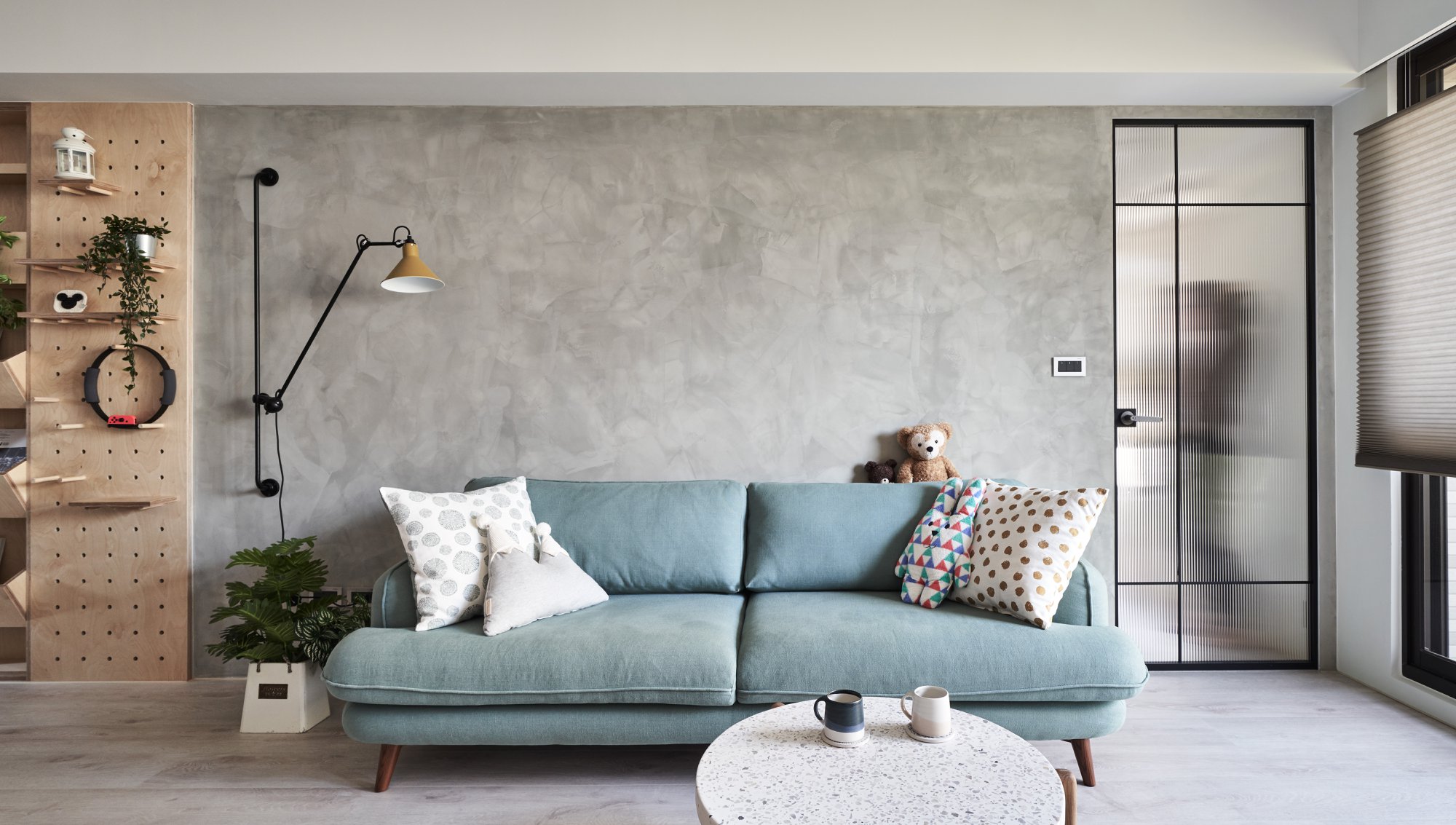 工業風風格室內家裝案例效果圖-客廳沙發 工業風風格室內家裝案例效果圖-客廳沙發