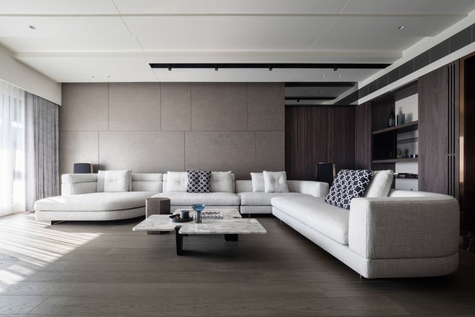 江門市富都新村現代簡約風格三居室裝修案例