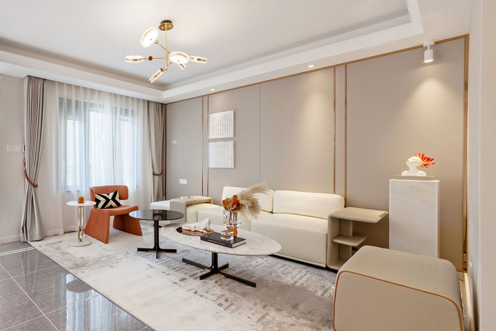 江門市帕佳圖尚品輕奢風格三居室裝修案例