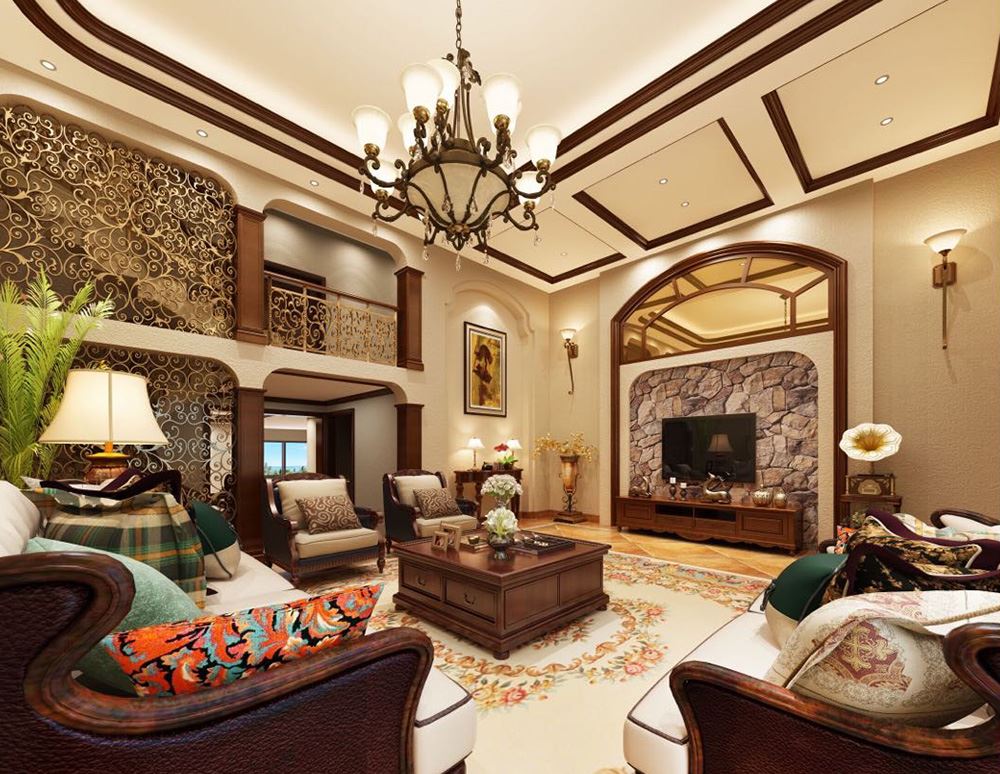 衢州市濱江&middot;春江月美式風格別墅裝修案例