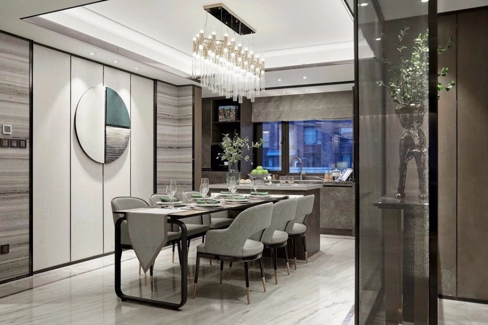 現(xiàn)代簡約風(fēng)格室內(nèi)設(shè)計家裝案例-餐廳