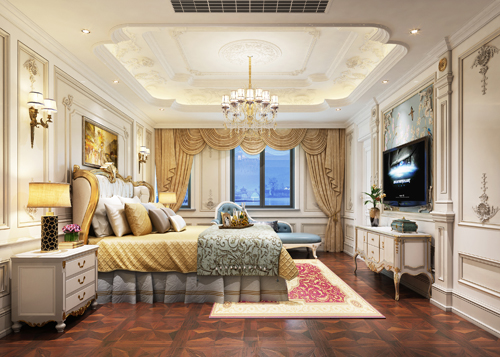 韶關(guān)市翁源名門世家歐式風(fēng)格四居室裝修案例