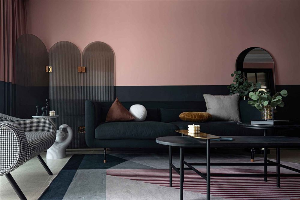 江門市鶴山堅美園輕奢風格三居室裝修案例