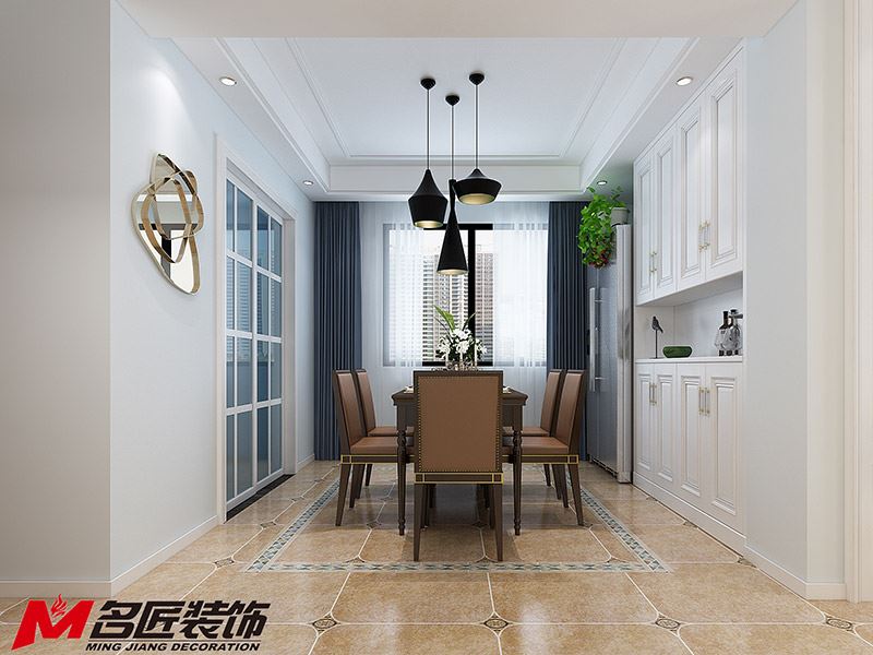 湖州市中建投悅湖名城現代簡約風格二居室裝修案例