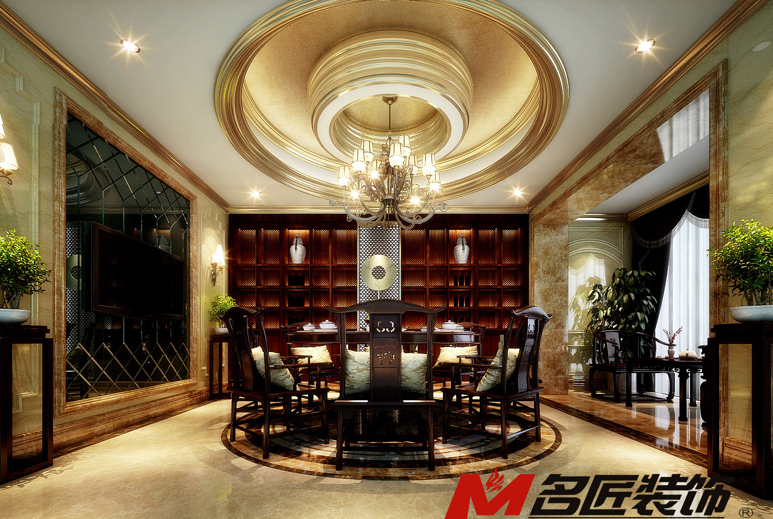 佛山市保利維塔歐式風格別墅裝修案例