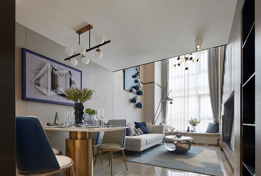 江門市碧華園現代風格復式裝修案例