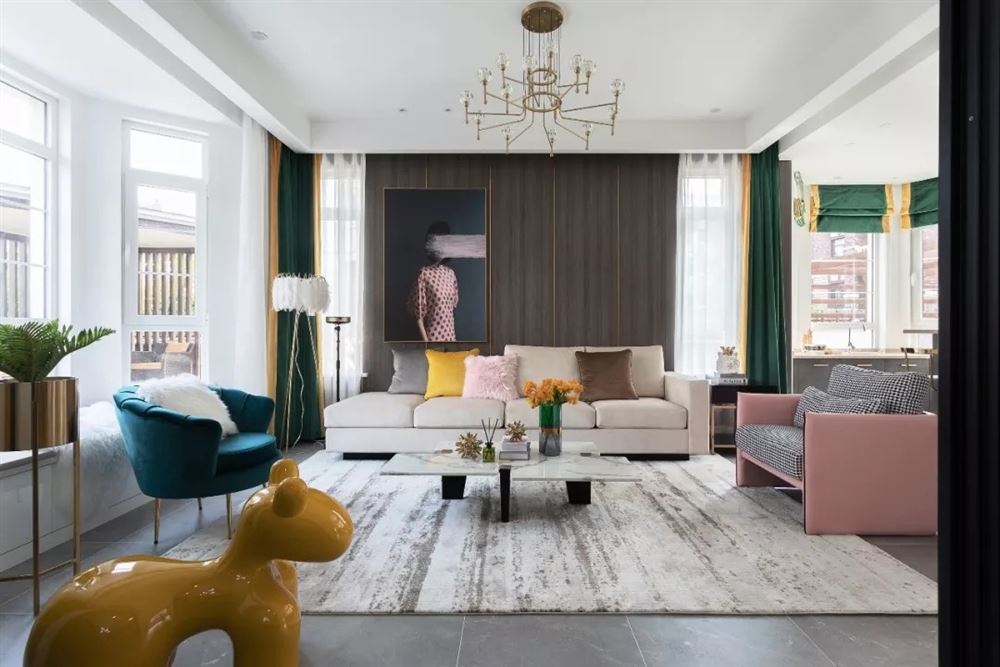 佛山市招商&middot;悅府輕奢風(fēng)格別墅裝修案例