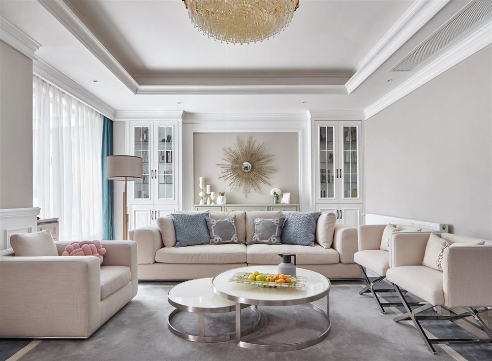 自貢市貢山壹號歐式風格平層裝修案例