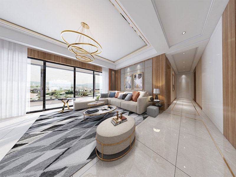 泰州市柏建小區現代簡約風格平層裝修案例