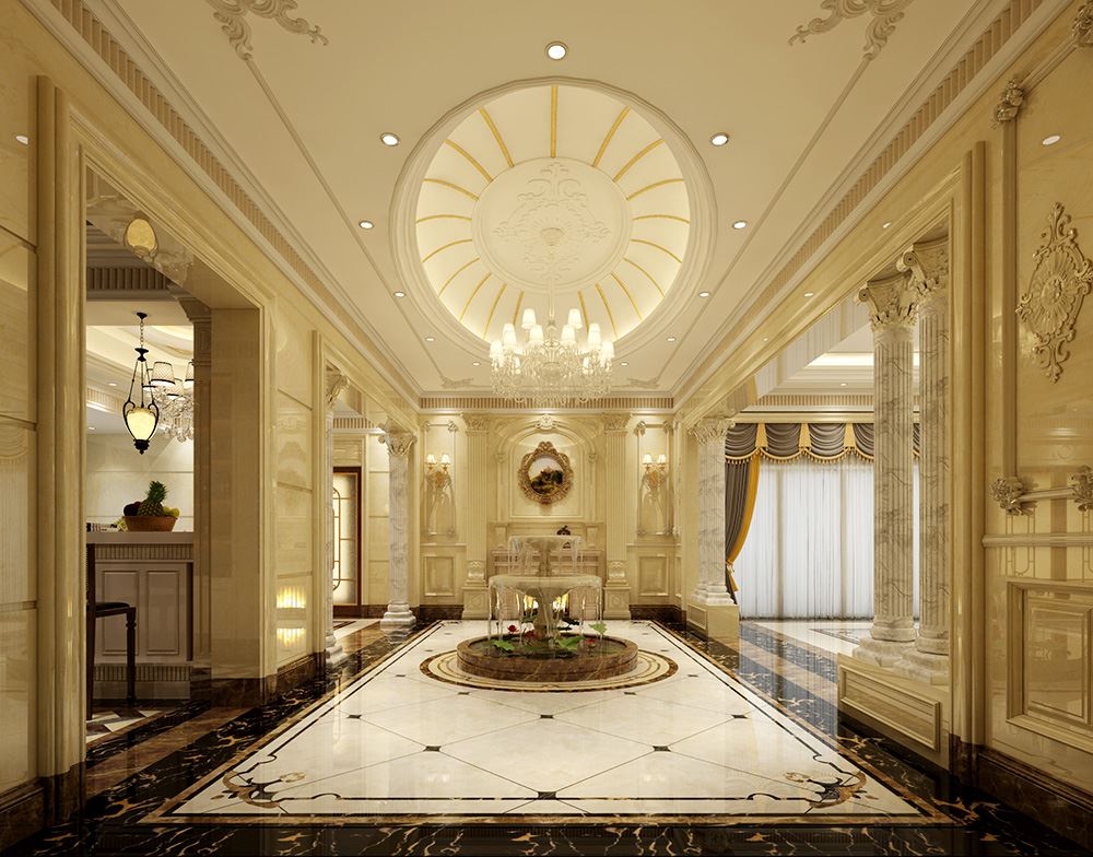 佛山市鵬瑞&middot;三龍灣1號歐式風格別墅裝修案例