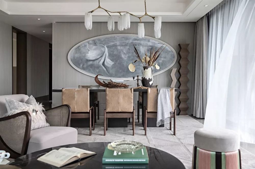 湛江市萬豪世家現代簡約風格三居室裝修案例