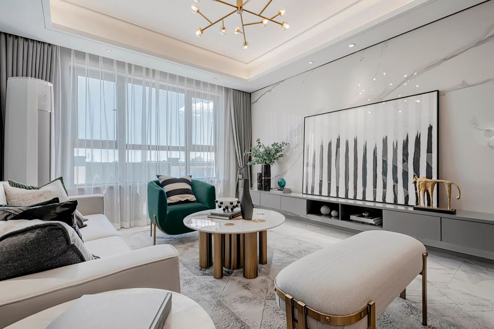 佛山市金地&middot;招商臻玥府北歐風格三居室裝修案例