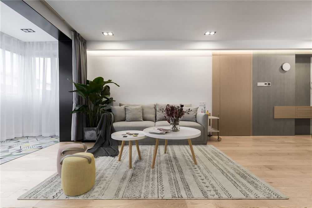 佛山市越秀御湖臺北歐風格四居室裝修案例