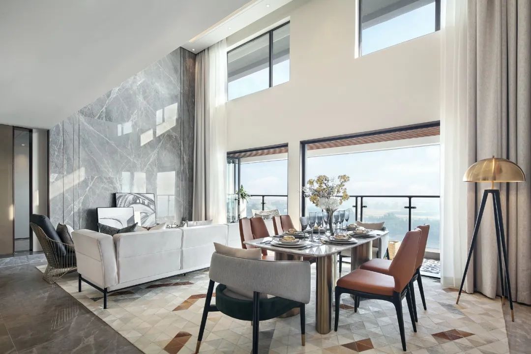 現代輕奢風格家裝設計室內裝修效果圖-餐廳 現代輕奢風格家裝設計室內裝修效果圖-餐廳