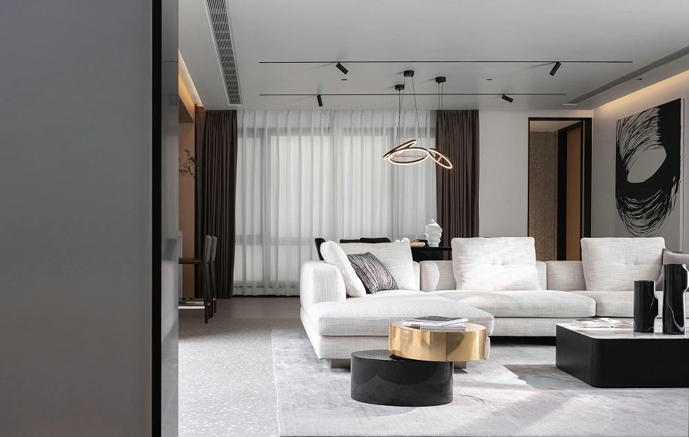 佛山市保利維塔現代簡約風格四居室裝修案例