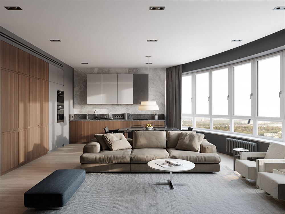 佛山市雅居樂&middot;江畔明珠歐式風格三居室裝修案例