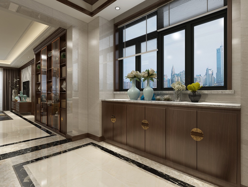 茂名市財富寫字樓歐式風格三居室裝修案例