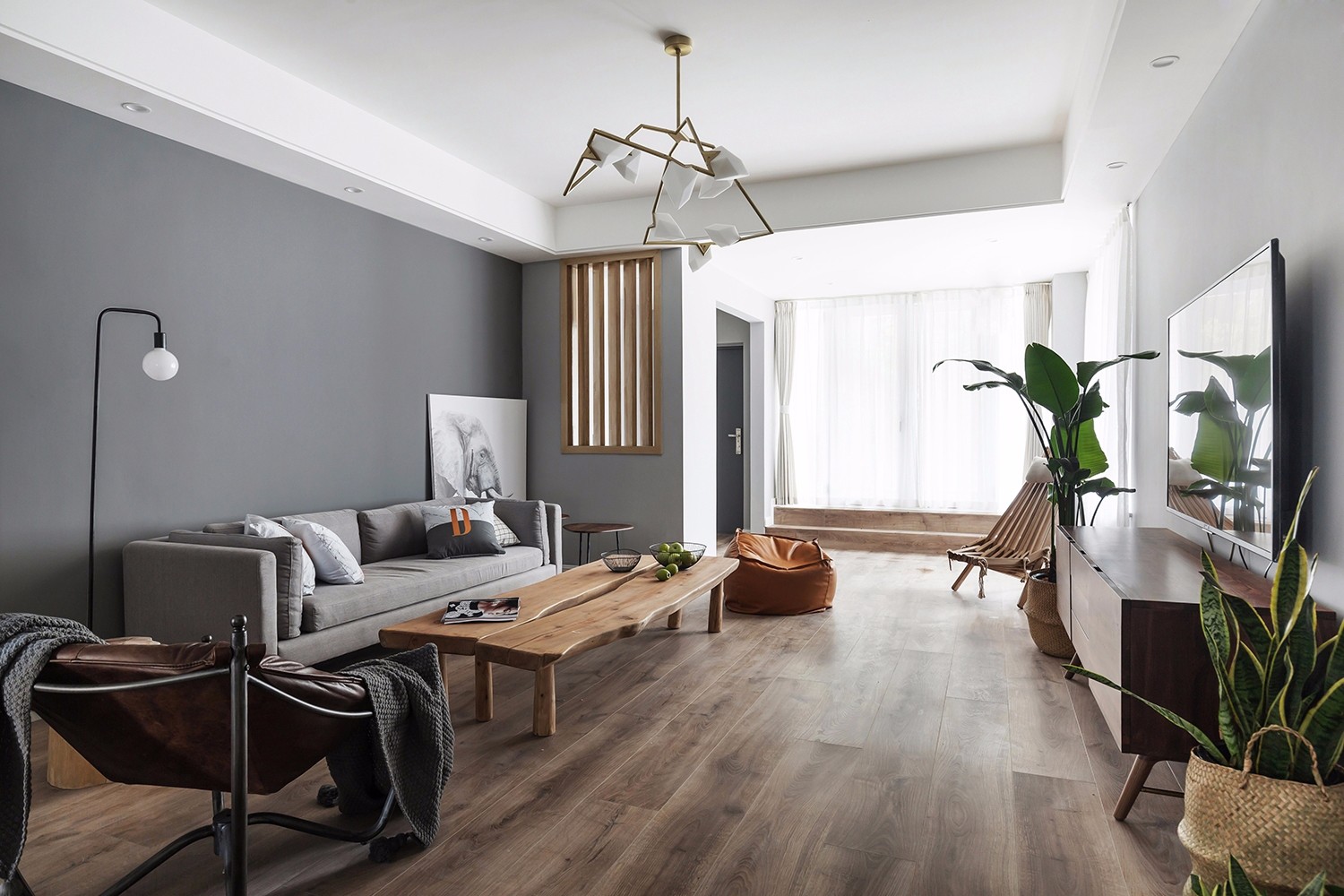 北歐簡約風格家裝設計室內裝修效果圖-客廳 北歐簡約風格家裝設計室內裝修效果圖-客廳