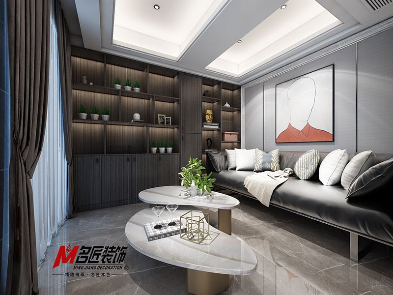 揭陽市博雅苑B區(qū)北歐風格四居室裝修案例