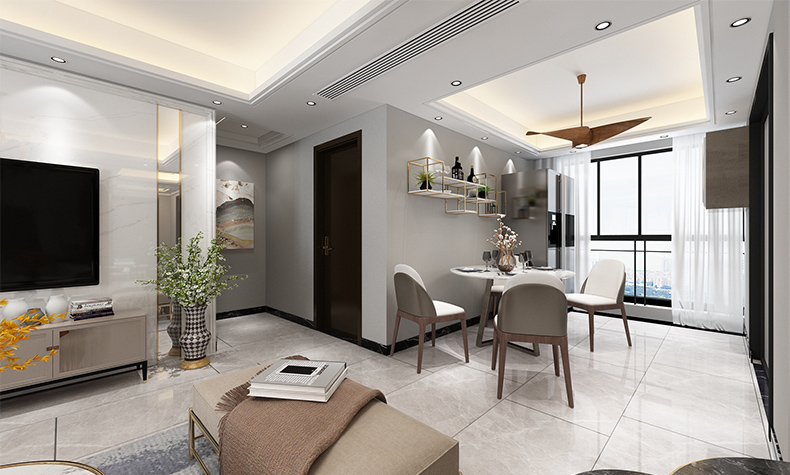 佛山市高明碧桂園&middot;花城薈現(xiàn)代簡約風(fēng)格三居室裝修案例