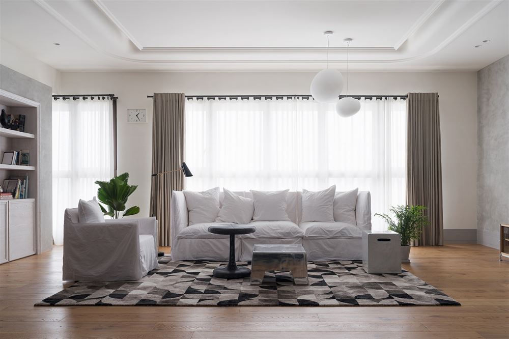 廣州市凱旋新世界北歐風格三居室裝修案例