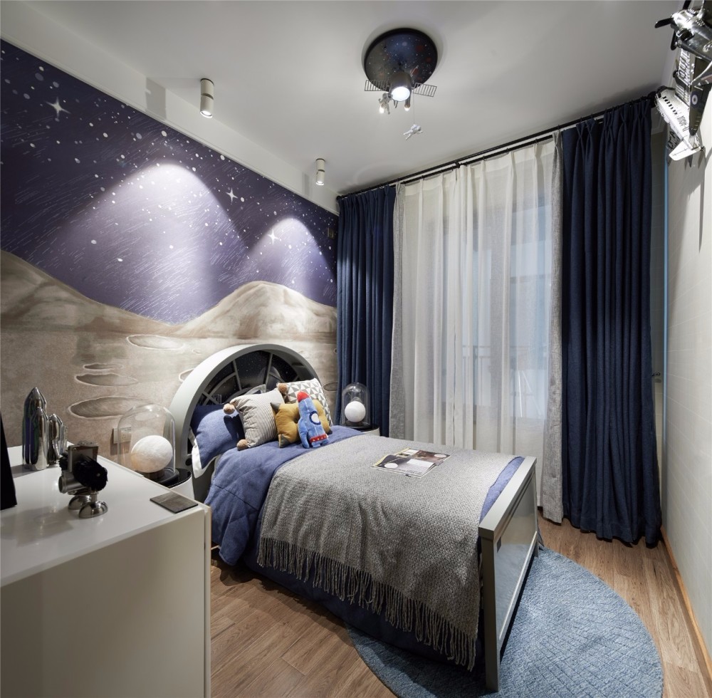 北歐輕奢風格室內設計家裝案例-兒童房 北歐輕奢風格室內設計家裝案例-兒童房