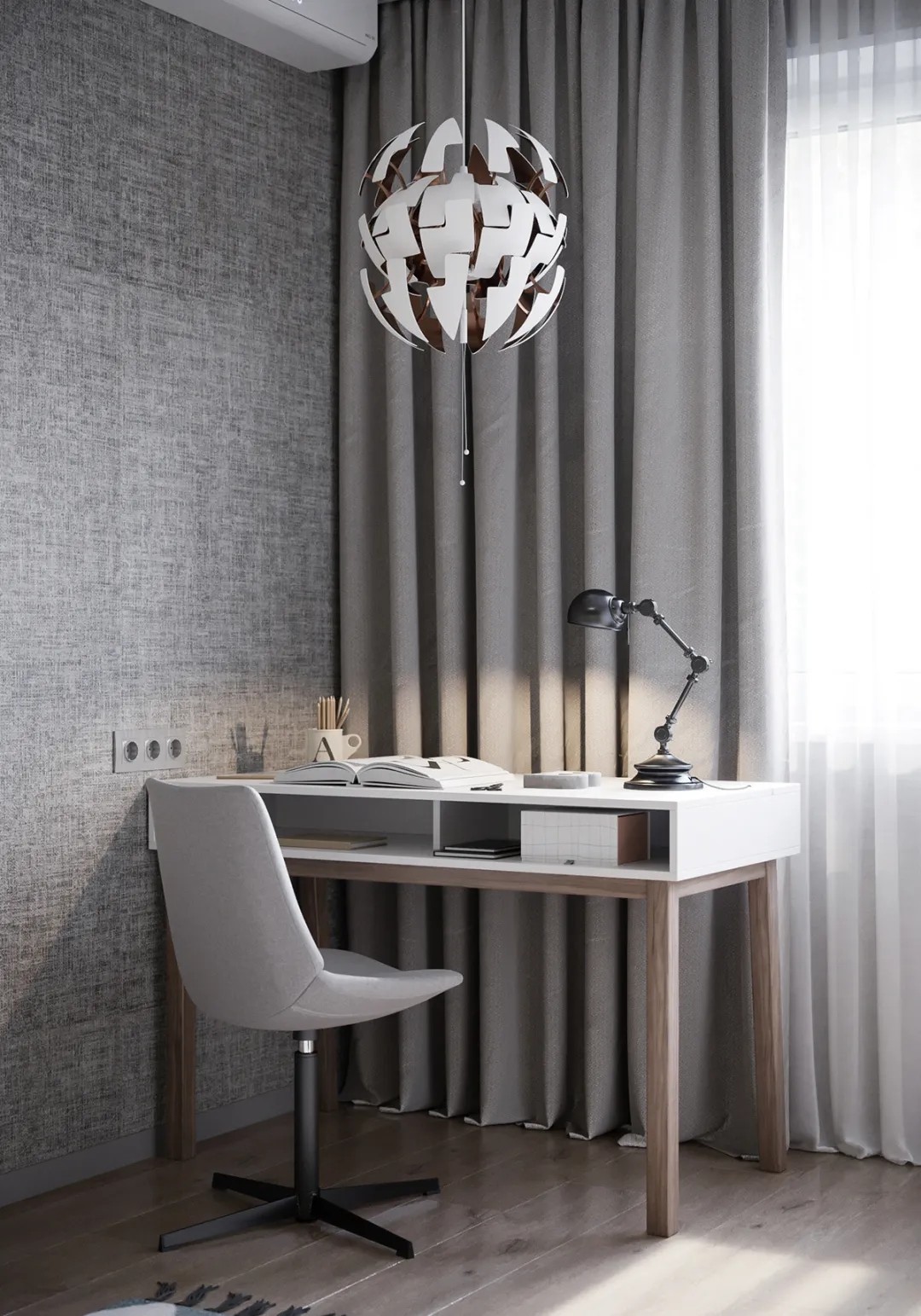 現(xiàn)代簡(jiǎn)約風(fēng)格家裝設(shè)計(jì)室內(nèi)裝修效果圖-書房 現(xiàn)代簡(jiǎn)約風(fēng)格家裝設(shè)計(jì)室內(nèi)裝修效果圖-書房