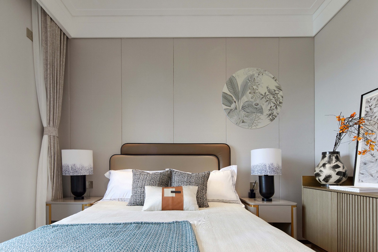 現代簡約風格室內設計家裝案例-次臥 現代簡約風格室內設計家裝案例-次臥