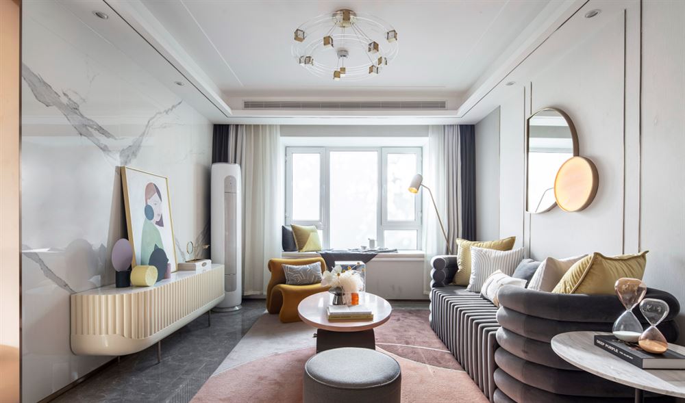 佛山市招商樾園現(xiàn)代簡(jiǎn)約風(fēng)格三居室裝修案例