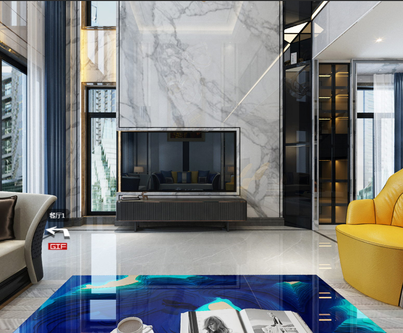 佛山市越秀閱湖臺現代簡約風格別墅裝修案例