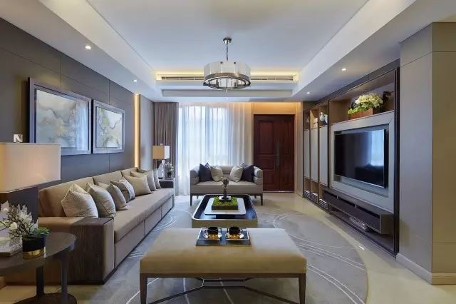 佛山市雅居樂&middot;江畔明珠新中式風格四居室裝修案例