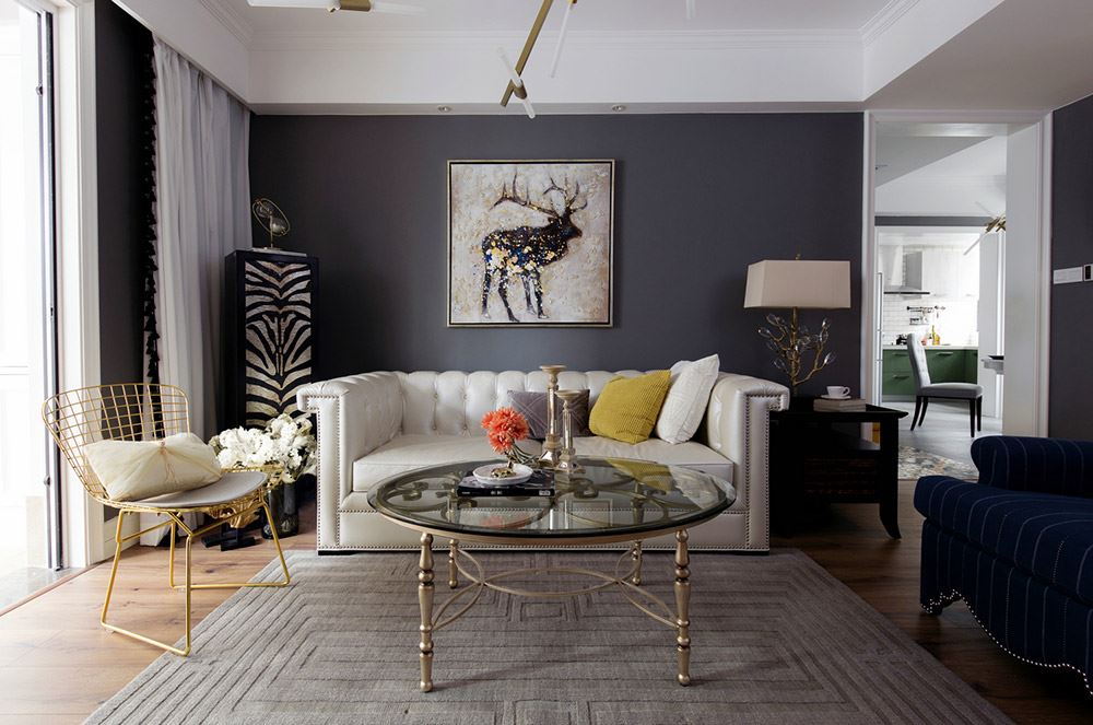 昭通市濟川門匯通大廈歐式風格三居室裝修案例