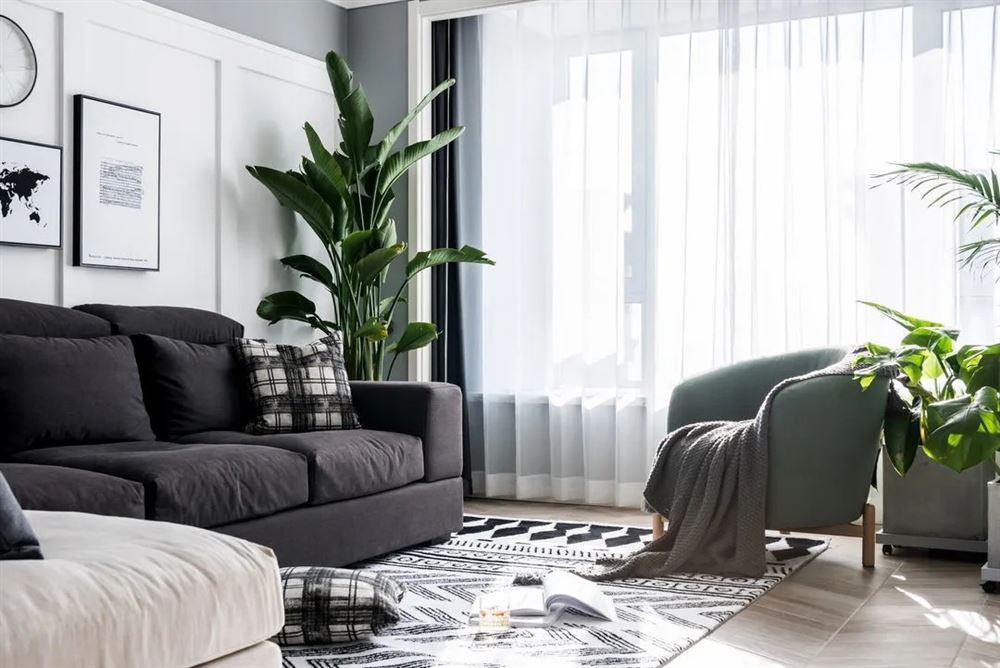 廣州市美林湖國(guó)際社區(qū)別墅北歐風(fēng)格三居室裝修案例