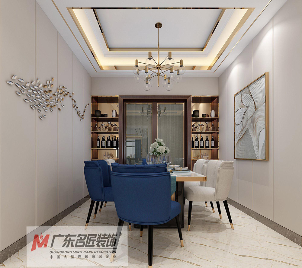 高級灰輕奢風格別墅裝修效果圖-九嶺天下別墅300平米-餐廳 高級灰輕奢風格別墅裝修效果圖-九嶺天下別墅300平米-餐廳