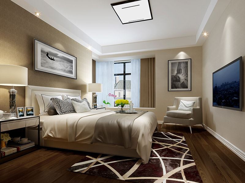 河源市龍光城現(xiàn)代簡約風(fēng)格三居室裝修案例