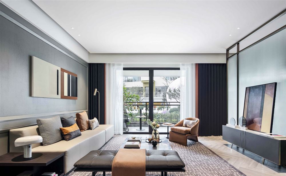 佛山市恒大&middot;酈湖城輕奢風(fēng)格四居室裝修案例