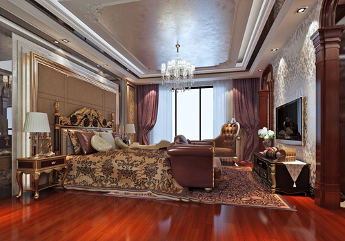嘉興市東方甸園歐式風格復式裝修案例