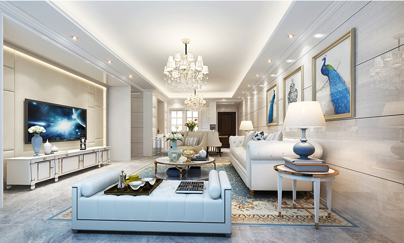 佛山市美的半島莊園北歐風格三居室裝修案例