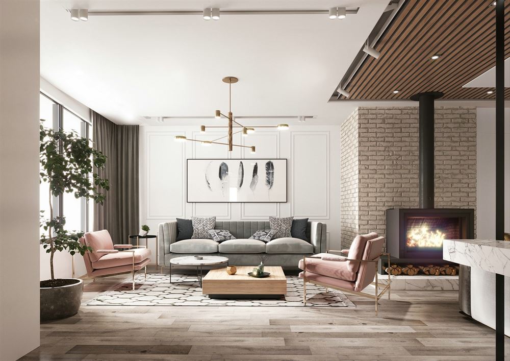 佛山市恒大山湖郡北歐風格三居室裝修案例