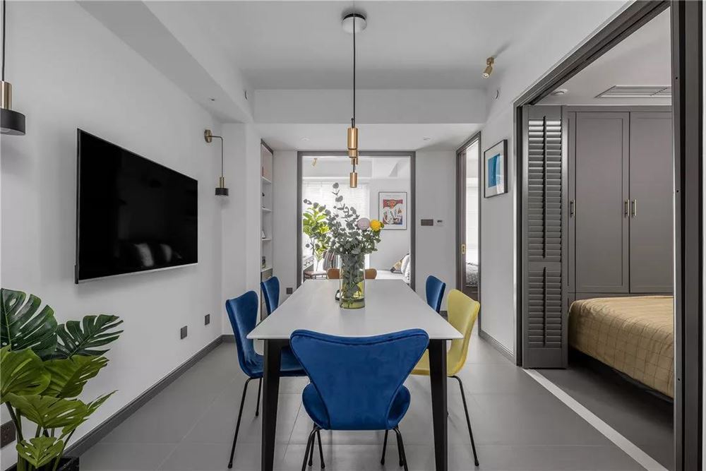 汕頭市寰宇天下花園現代簡約風格四居室裝修案例