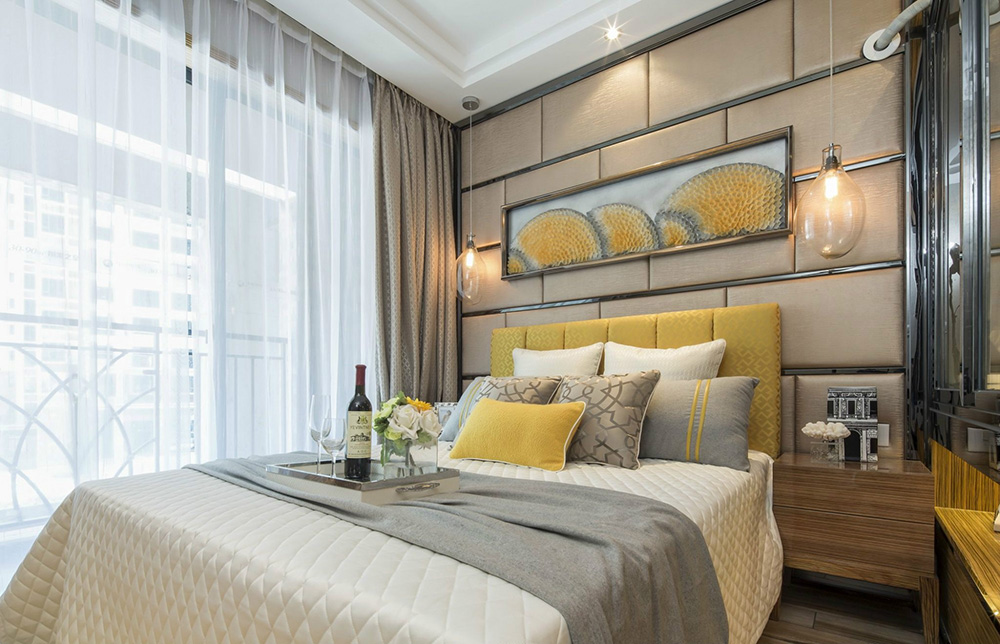 現代簡約風格室內裝修效果圖-同濟廣場二居90平米-室內臥室裝修設計 現代簡約風格室內裝修效果圖-同濟廣場二居90平米-室內臥室裝修設計