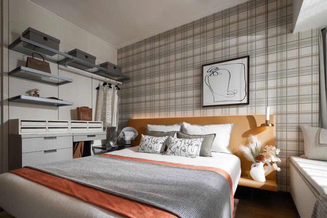 現(xiàn)代輕奢風(fēng)格室內(nèi)設(shè)計(jì)家裝案例-臥室 現(xiàn)代輕奢風(fēng)格室內(nèi)設(shè)計(jì)家裝案例-臥室