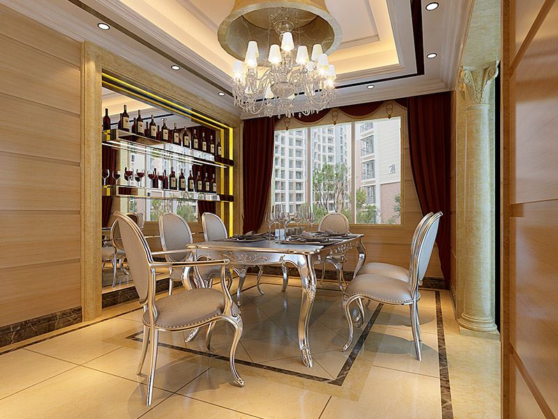 佛山市佛奧灣新中式風(fēng)格三居室裝修案例