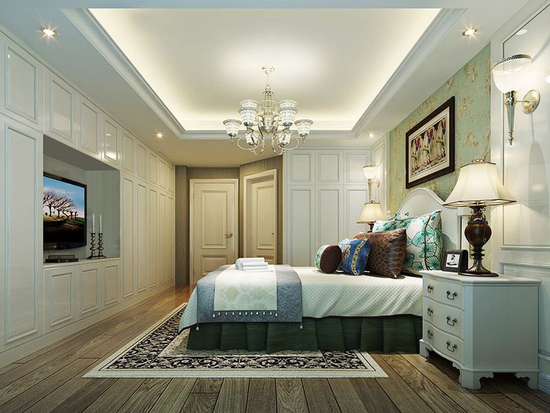 河源市華僑城現(xiàn)代簡(jiǎn)約風(fēng)格三居室裝修案例