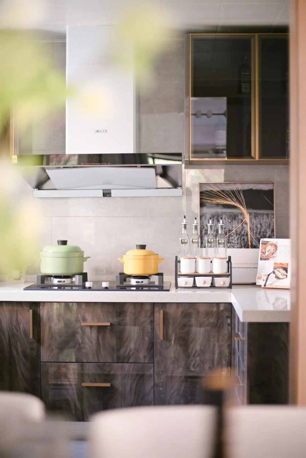 新中式風格室內家裝案例效果圖-廚房 新中式風格室內家裝案例效果圖-廚房