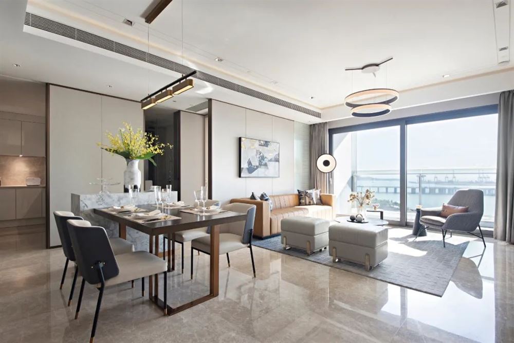 佛山市旭輝江山歐式風格三居室裝修案例