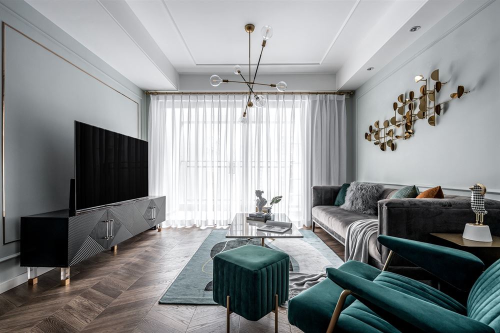 江門市雅逸尚都北歐風格三居室裝修案例